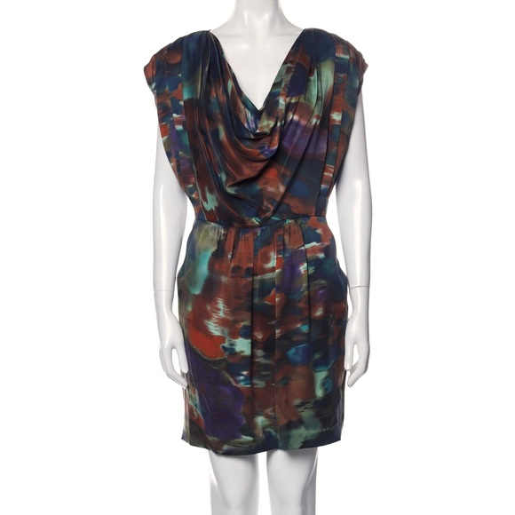 Catherine Malandrino Silk A-Line Dress - Picture 1 of 4